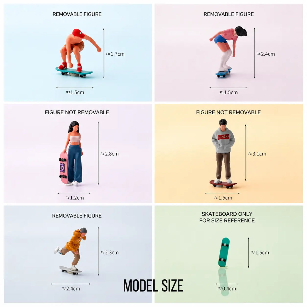1:64 Street Life Miniature Figure Set
