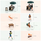 1:64 Street Life Miniature Figure Set