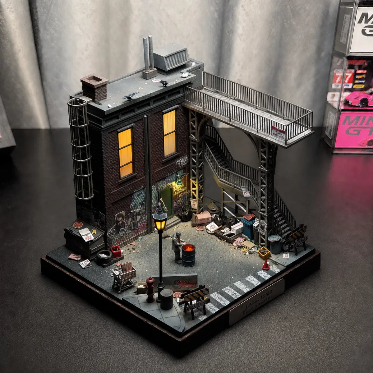 Handmade Dark Alley Diorama