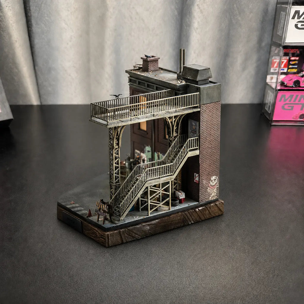 Handmade Dark Alley Diorama
