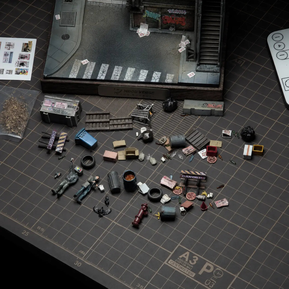 Handmade Dark Alley Diorama