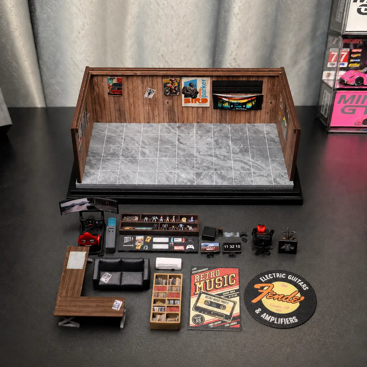 Handmade Collector Room Diorama