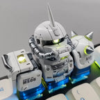 Zaku Light-Up Mecha Resin Artisan Keycap – Transformable Collectible