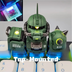 Zaku Light-Up Mecha Resin Artisan Keycap – Transformable Collectible