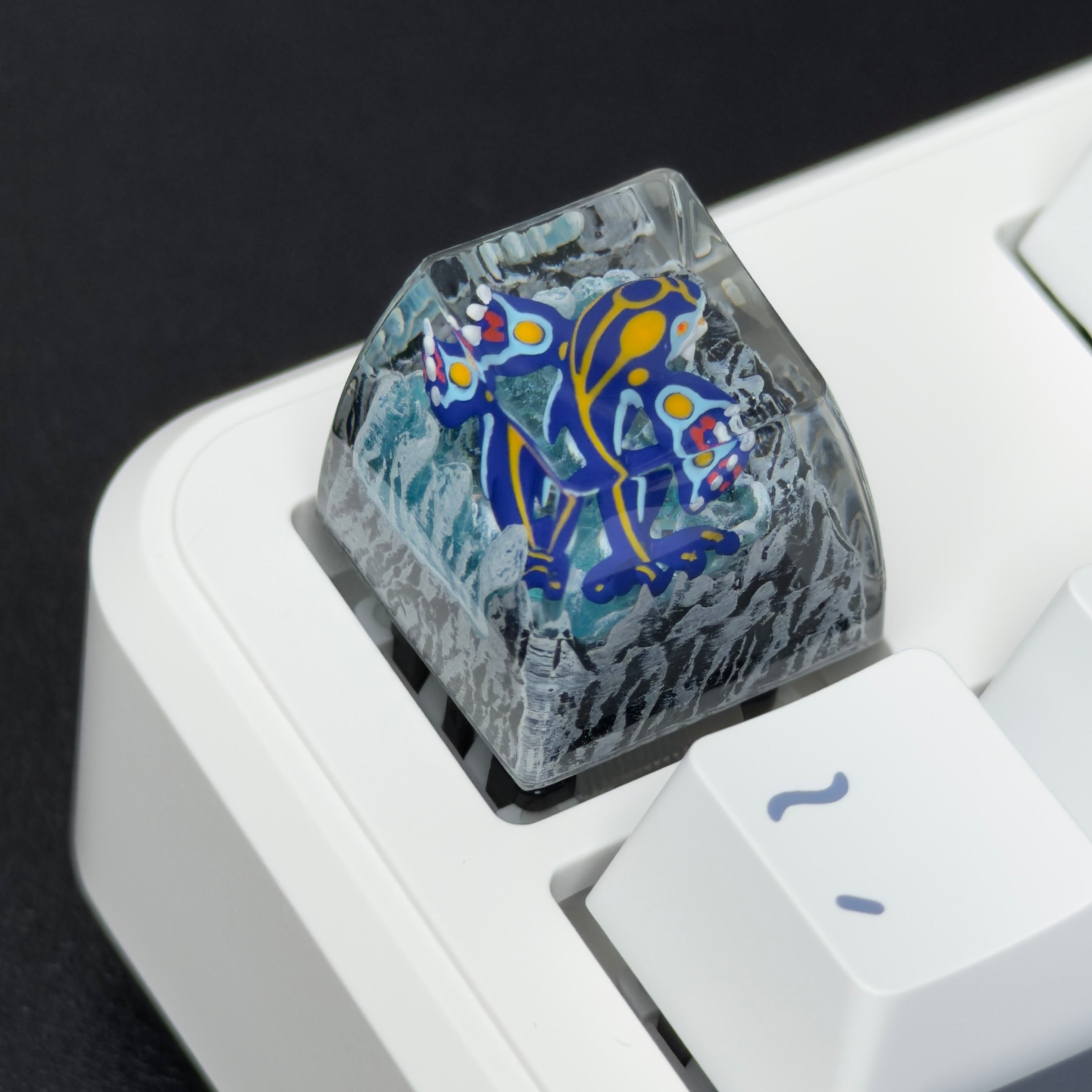 KYOGRE Resin Keycap | Collectible Artisan Keycap