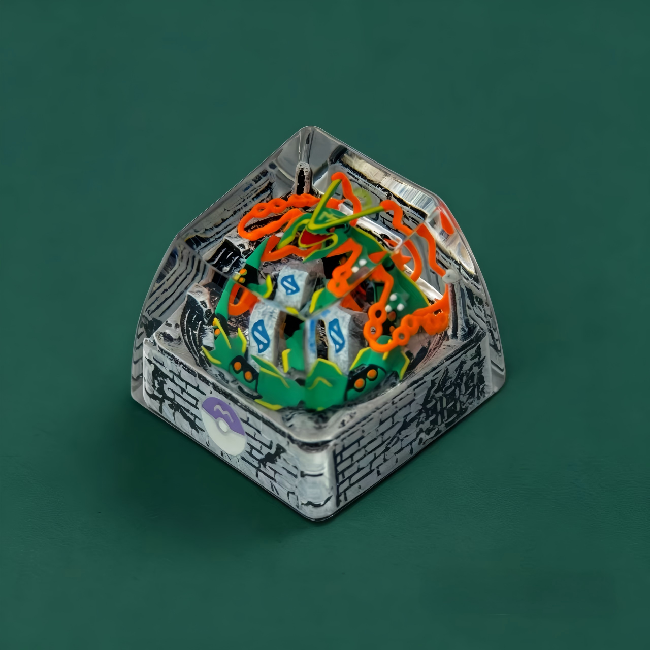 RAYQUAZA Resin Keycap | Collectible Artisan Keycap
