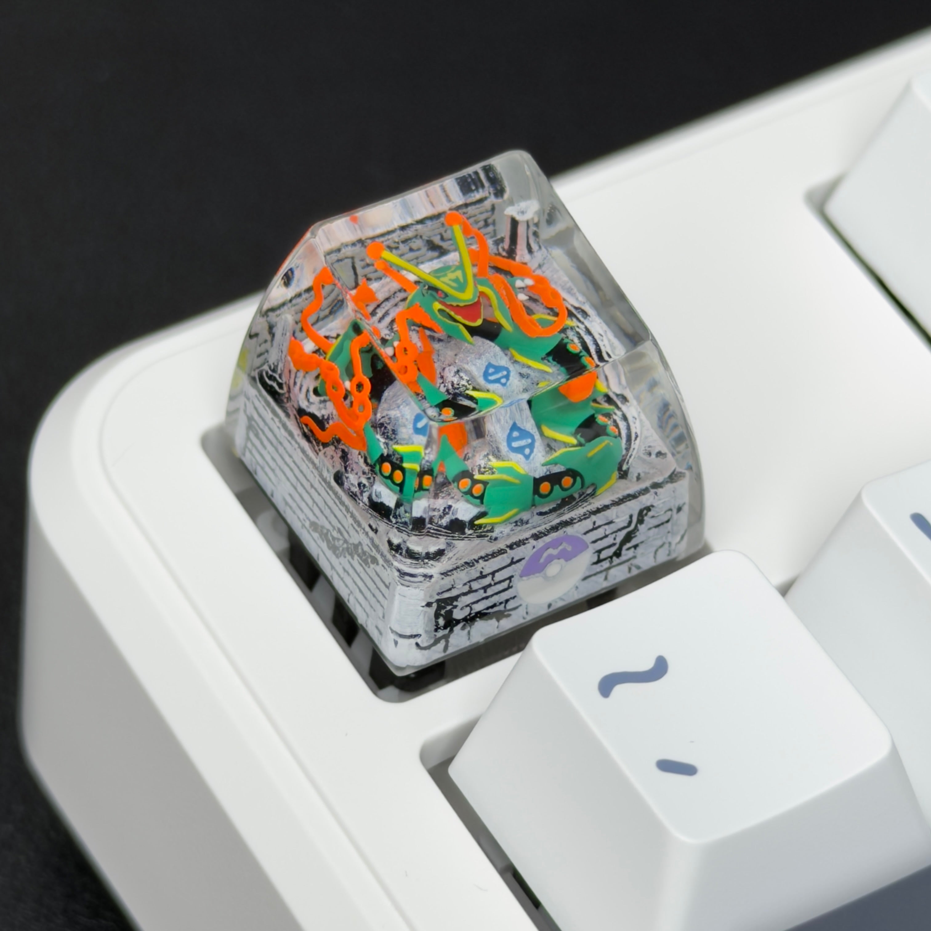 RAYQUAZA Resin Keycap | Collectible Artisan Keycap