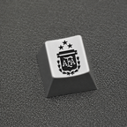 Argentina Crest Metal Artisan Keycap |  Collectible Artisan Keycap