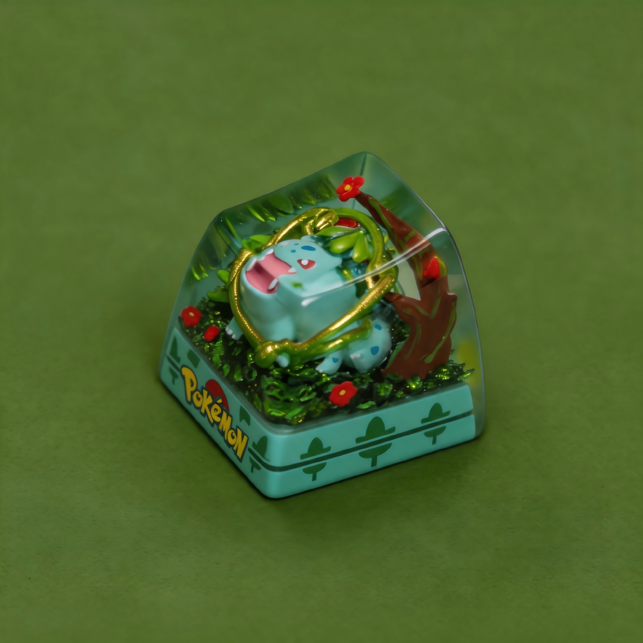 BULBASAUR Resin Keycap | Collectible Artisan Keycap