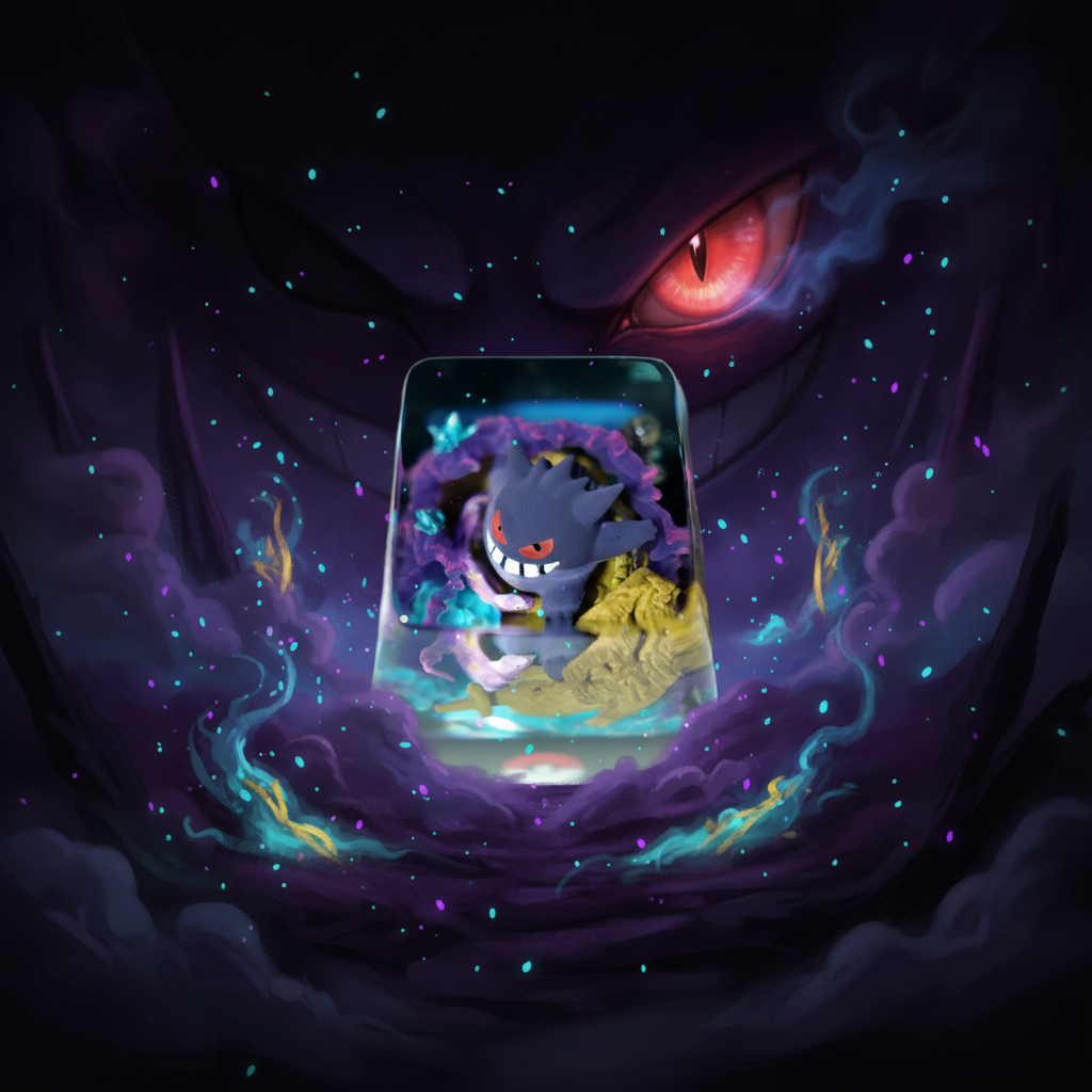 Gengar 键帽幽灵场景