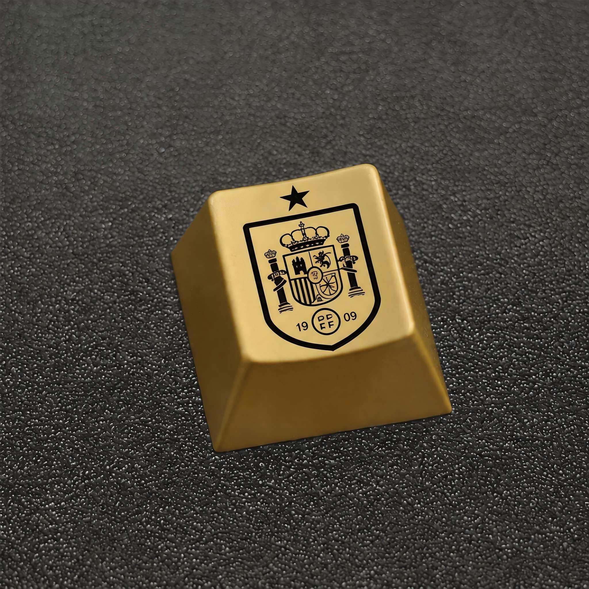 Spain Crest Metal Artisan Keycap |  Collectible Artisan Keycap