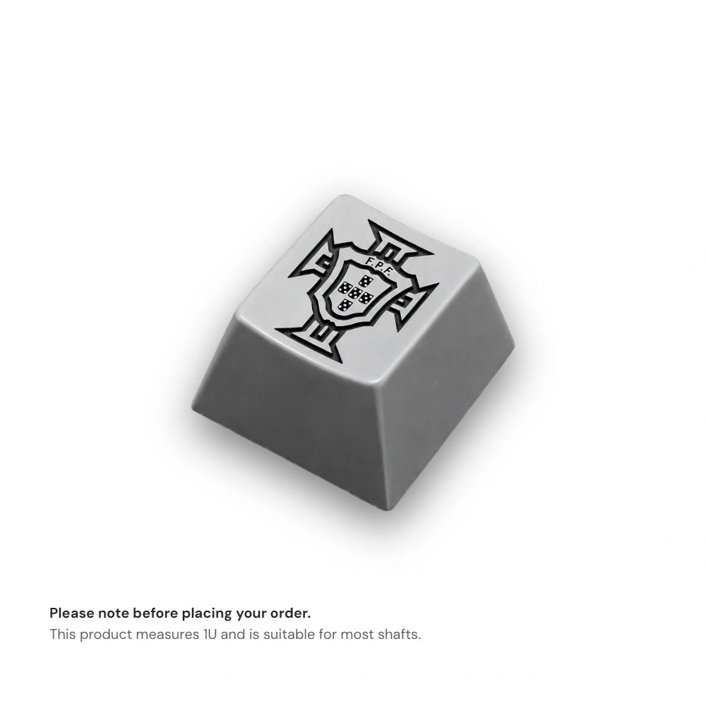 Portugal Crest Metal Artisan Keycap |  Collectible Artisan Keycap