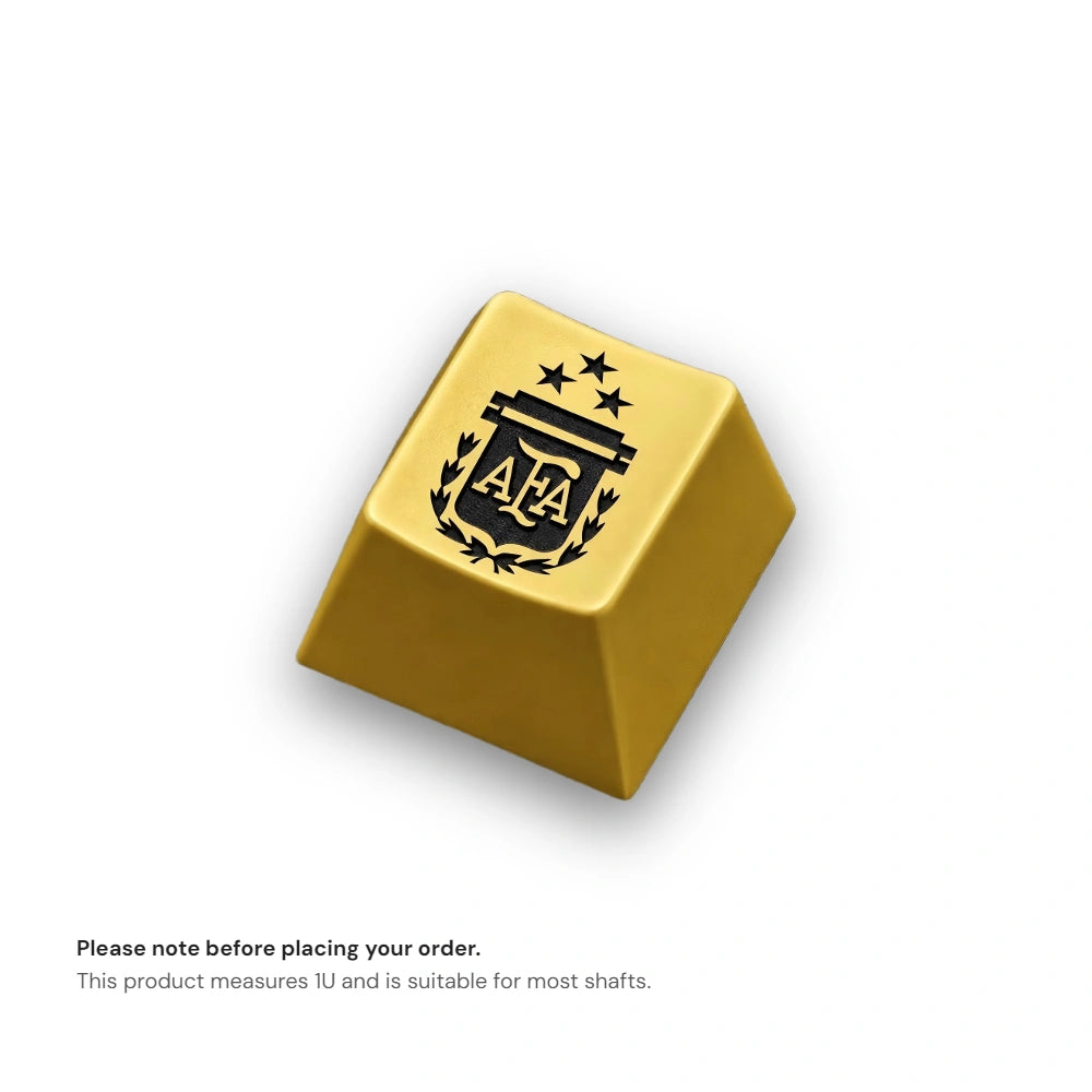 Argentina Crest Metal Artisan Keycap |  Collectible Artisan Keycap