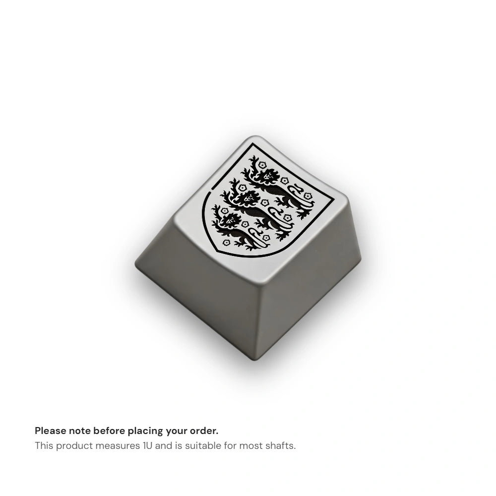 England Crest Metal Artisan Keycap |  Collectible Artisan Keycap