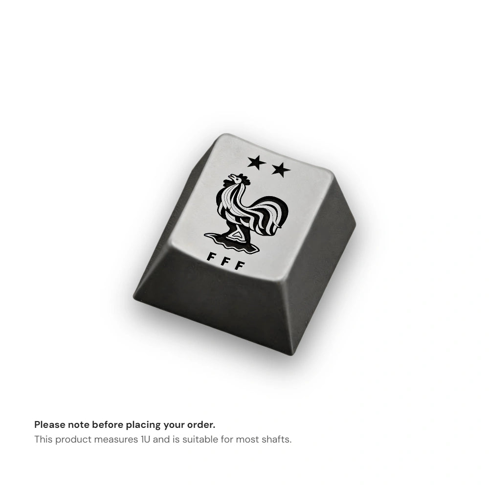 France Crest Metal Artisan Keycap |  Collectible Artisan Keycap