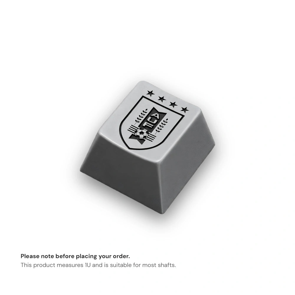 Uruguay Crest Metal Artisan Keycap |  Collectible Artisan Keycap