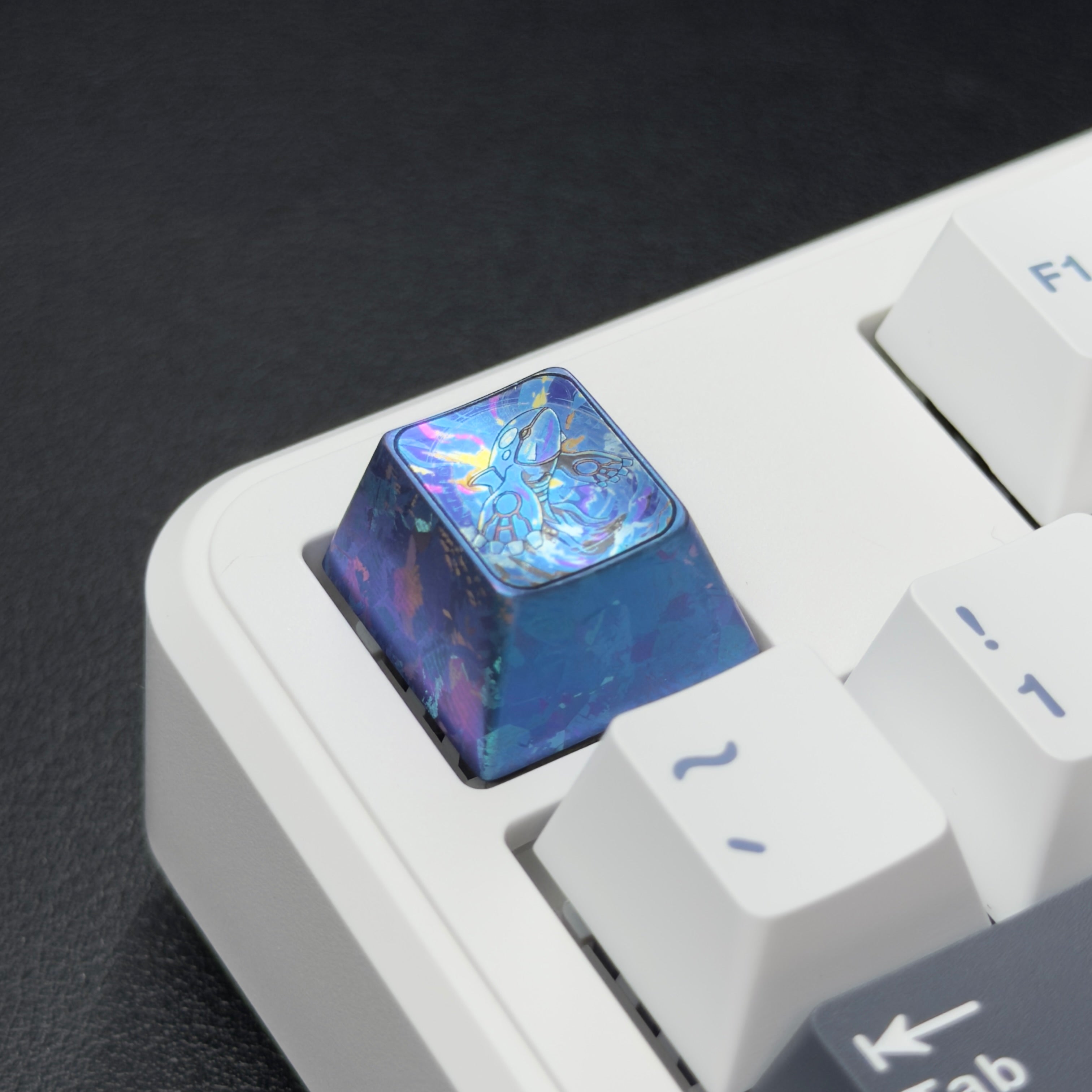 KYOGRE Titanium Keycap |  Collectible Artisan Keycap