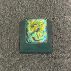RAYQUAZA Titanium Keycap |  Collectible Artisan Keycap