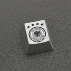 Germany Crest Metal Artisan Keycap |  Collectible Artisan Keycap