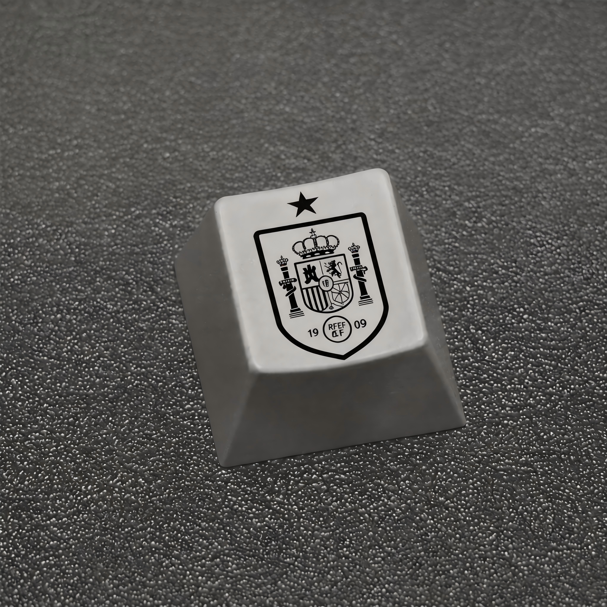 Spain Crest Metal Artisan Keycap |  Collectible Artisan Keycap
